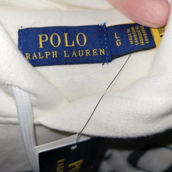 Polo Ralph Lauren White Hoodie - Picture 8 of 10